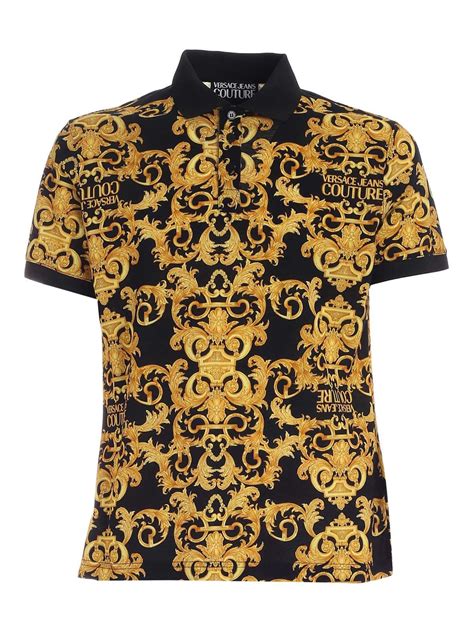 versace inspired poloshirt